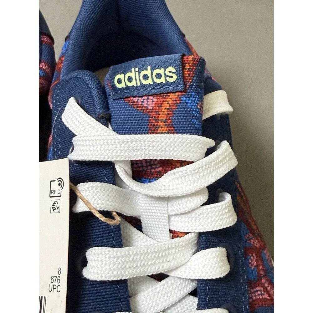 Adidas Farm Rio x Vulc Raid3r Tennis Shoes Blue Floral Size 9.5 Skateboarding